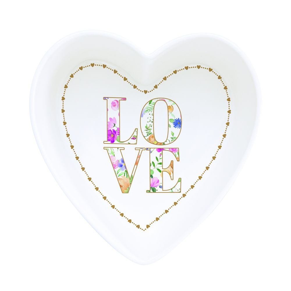 Cuenco de Porcelana Forma de Corazón Ø 15 cm en Caja Regalo EASY LIFE