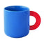 Taza Porcelana Azul Creativo 350 ml en Caja EASY LIFE