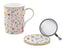 Taza con Infusor Flores 350 ml Meadow Flowers Easy Life Caja Regalo