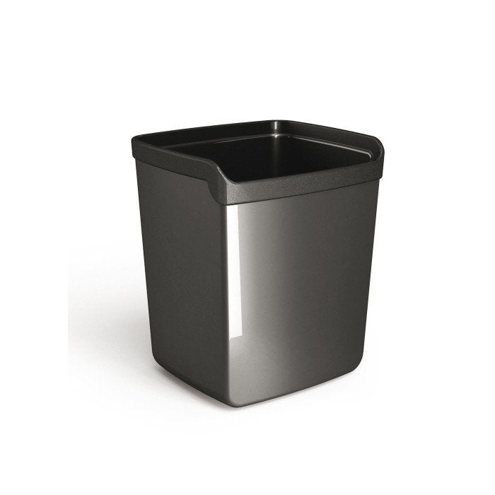 Cubilete Portalapies Plástico Negro Brillante ARDA 10x7x8,7 cm Imagen principal del producto