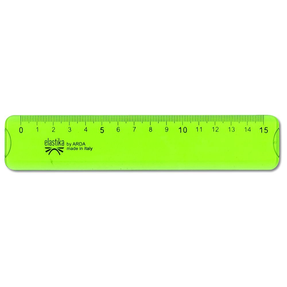 REGLA ELASTIKA 15CM | 10 UNIDADES | (ARDA)