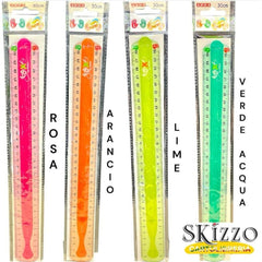 REGLA FLEXIBLE 30 CM LEFT&RIGHT | 15 UNIDADES | (ARDA)