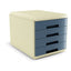 ARCHIVADOR 4 CAJONES ARDA VINTAGE COLOR AZUL | 1 UNIDADES | (ARDA)