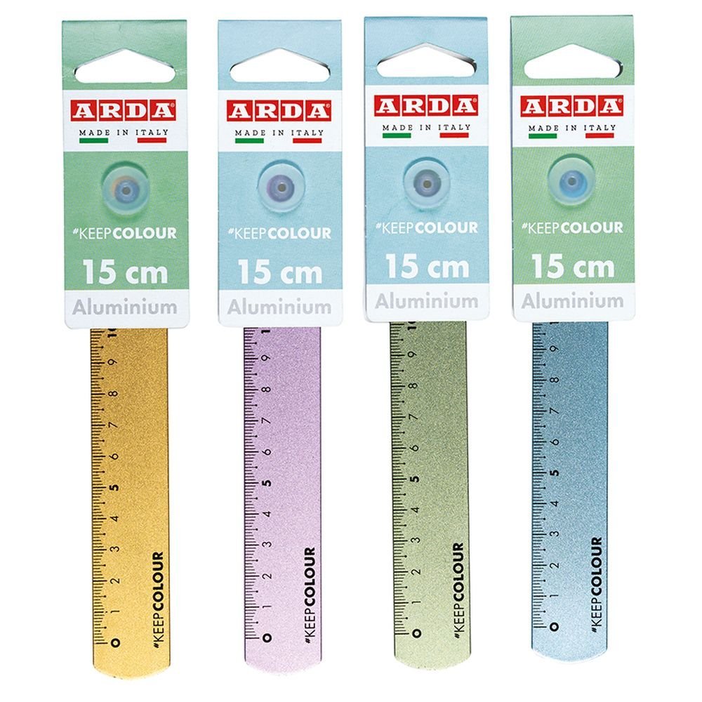 Cubiliete 20 Reglas 15 cm aluminio pastel Keep Colur Surti Marca Arda Imagen principal del producto