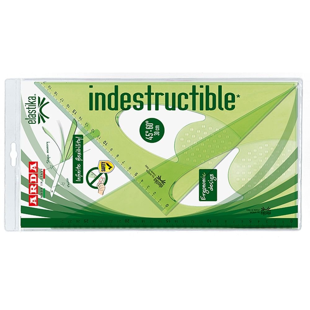 Set Dibujo Elastika Escuadra 45° y Cartabon 60° ARDA Imagen principal del producto
