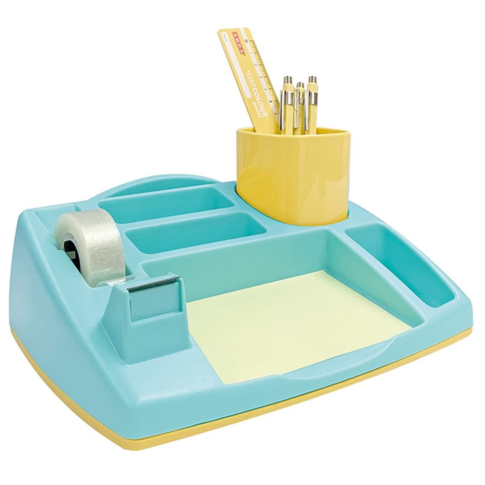 Organizador de escritorio Oliver Pastel 2.0 Azul Amarillo ARDA