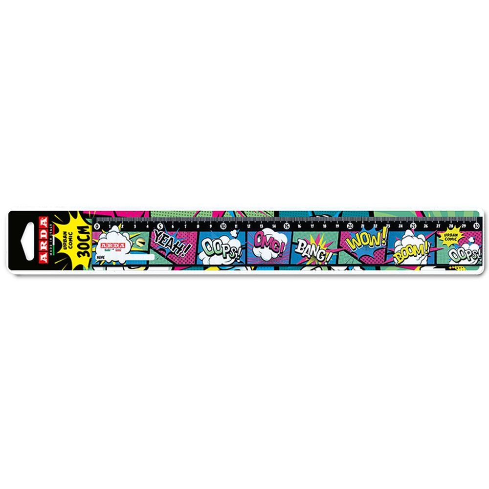 Regla 30 cm Comic Urban Collection ARDA Imagen principal del producto