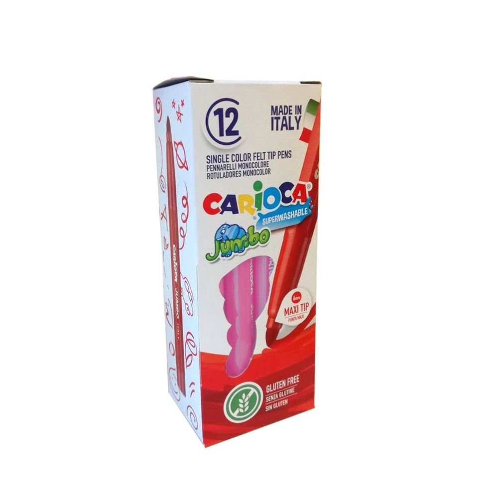 Rotulador Carioca Jumbo Rosa Universal Española S.A. 15 cm