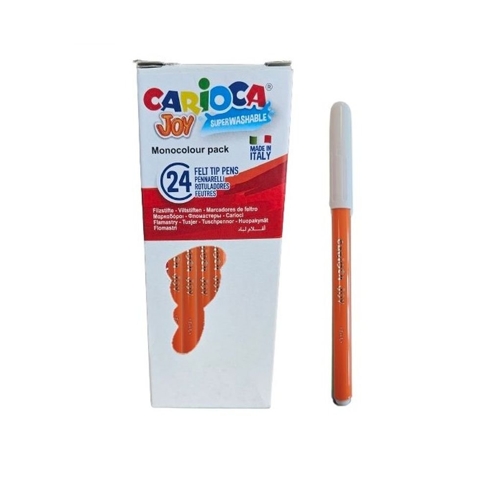 Rotulador Carioca Joy Naranja Universal Española S.A. Pack 12