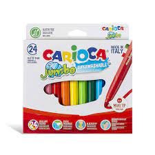 Rotulador Carioca Jumbo 24 Colores Surtidos | Universal Española S,A, | Pack 1 Unidades