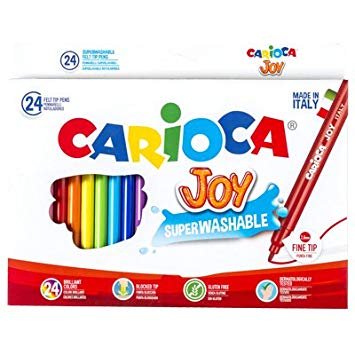 ✅ ROTULADOR CARIOCA JOY CAJA 24 UNIDADES