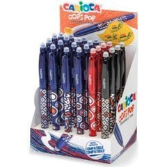 EXPOSITOR 24 BOLIGRAFOS CARIOCA OOPS POP COLORES SURTIDOS | 24 UNIDADES | (UNIVERSAL ESPAÑOLA S,A,)