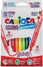 ✅ ROTULADOR CARIOCA 12/COL BIRELLO DOBLE PUNTA