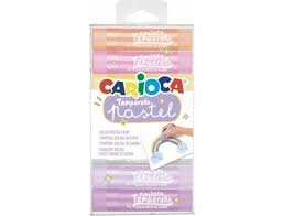 Tempera Solida Carioca Temperello 8 Colores Pastel Universal Española