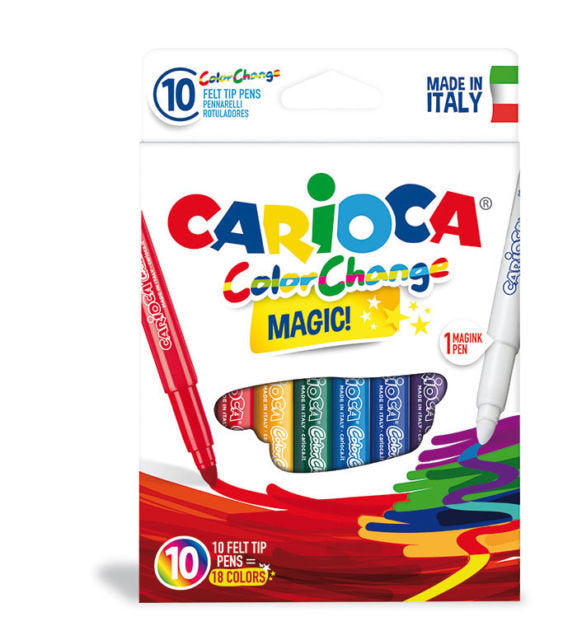 Rotulador Carioca Color Change 10 Colores Surtidos | Universal Española S,A, | Pack 1 Unidades