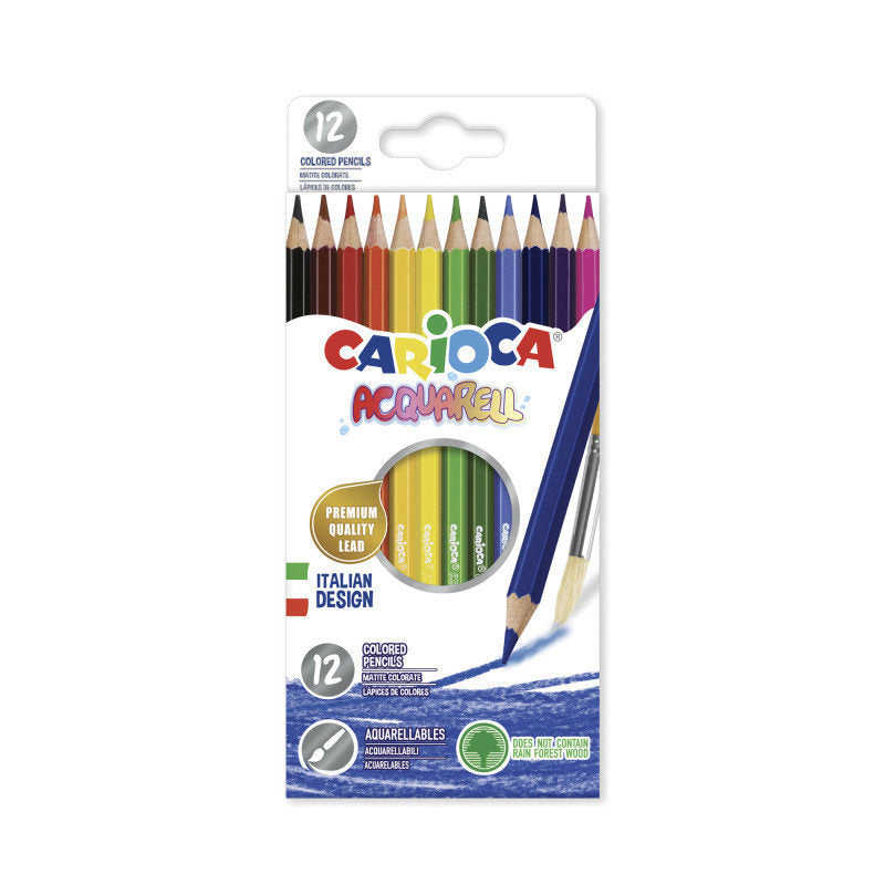 LAPIZ CARIOCA ACQUARELL 12 COLORES SURTIDOS | 1 UNIDADES | (UNIVERSAL ESPAÑOLA S,A,) Imagen principal del producto