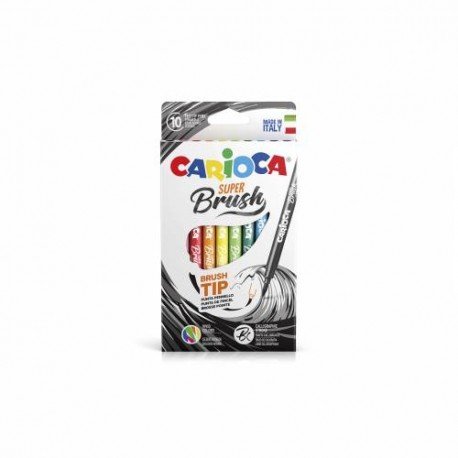 Rotuladores Super Brush Caja 10 Uds | Universal Española S,A, | Pack 1 Unidades