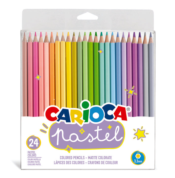 LAPIZ CARIOCA 24 COLORES PASTEL | 1 UNIDADES | (UNIVERSAL ESPAÑOLA S,A,) Imagen principal del producto
