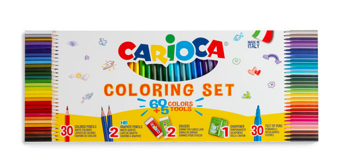 SET CARIOCA 30 ROTULADORES 30 TITA 2 HB 2 GOMAS 1 SACAPUNTA | 9 UNIDADES | (UNIVERSAL ESPAÑOLA S,A,)