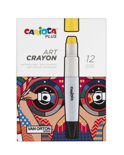 CERA CARIOCA PLUS ART CRAYON 12 COLORES SURTIDOS | 1 UNIDADES | (UNIVERSAL ESPAÑOLA S,A,) Imagen principal del producto