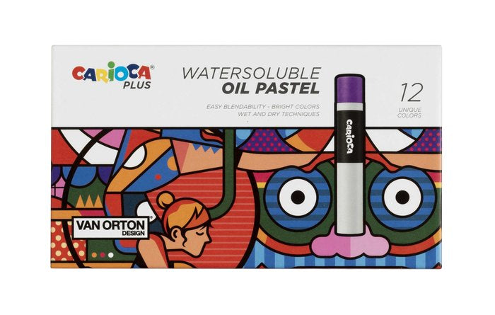 CERA PASTEL AL OLEO CARIOCA PLUS 12 COLORES SURTIDOS | 1 UNIDADES | (UNIVERSAL ESPAÑOLA S,A,) Imagen principal del producto