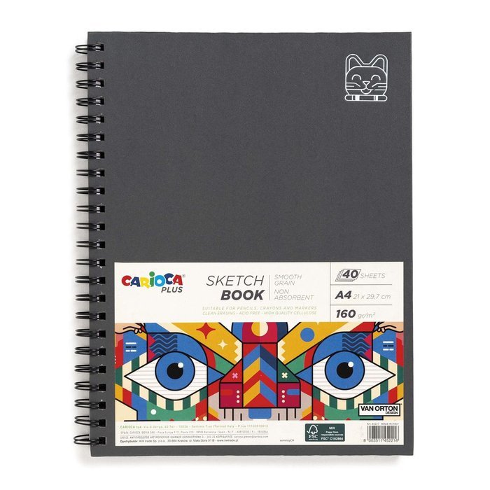 Bloc Carioca Plus A4 40 Hojas Sketch Book FSC Universal Española S.A.
