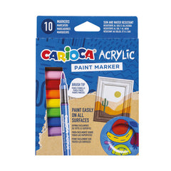 Rotulador Carioca Acrilico 10 Unidades Colores Surtido | Universal Española S,A, | Pack 1 Unidades