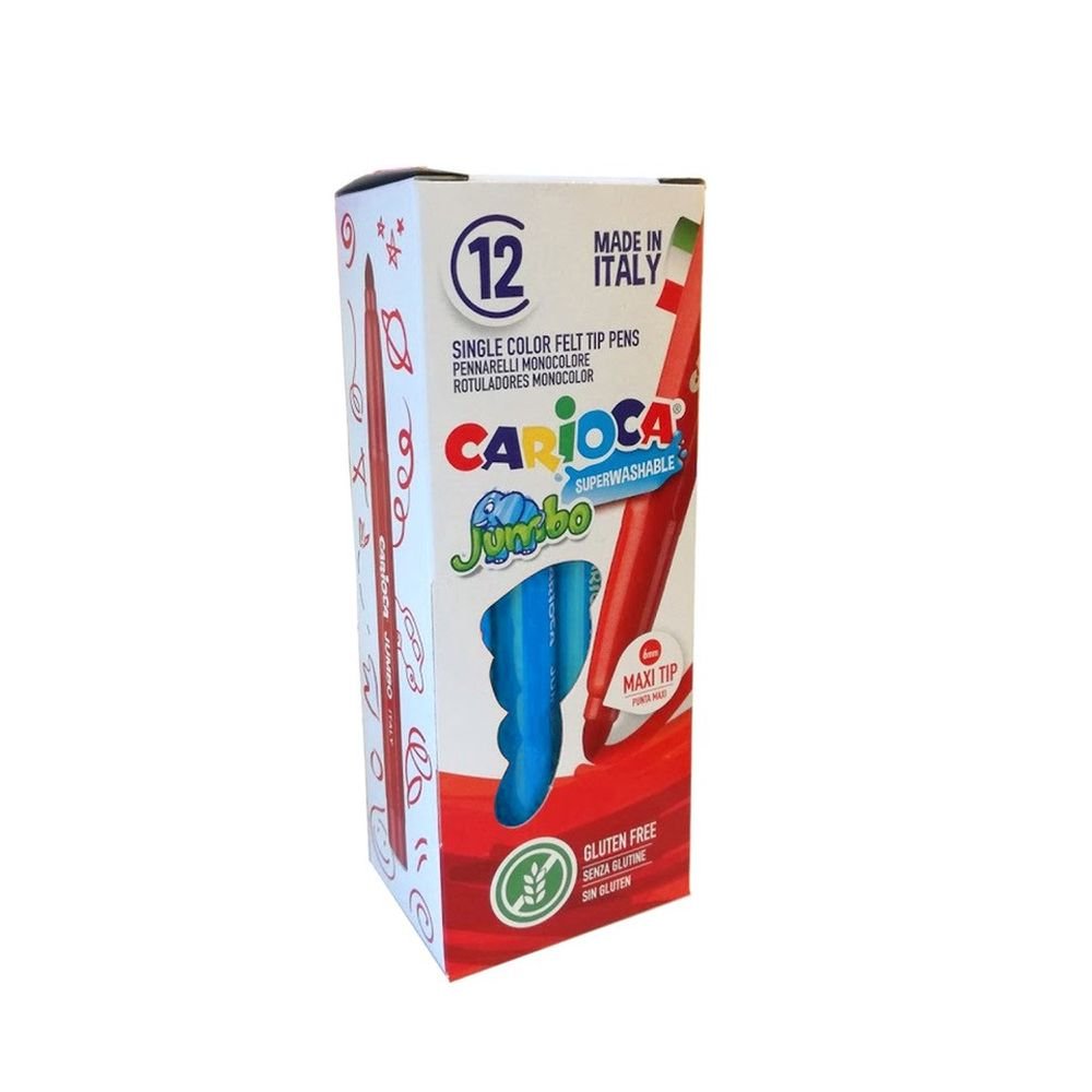 Rotulador Carioca Jumbo Azul Claro | Universal Española S,A, | Pack 12 Unidades