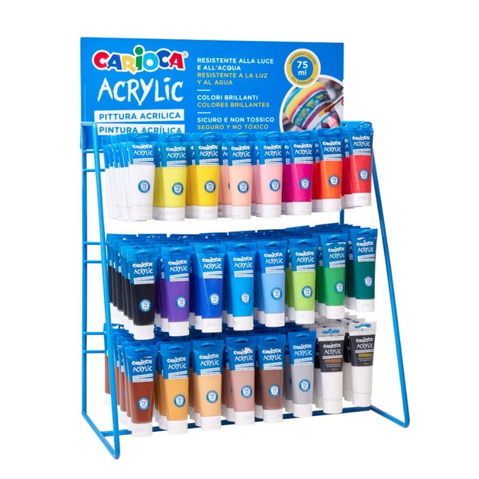 EXPOSITOR 144 TUBOS PINTURA ACRILICA SURTIDOS | 1 UNIDADES | (UNIVERSAL ESPAÑOLA S,A,) Imagen principal del producto