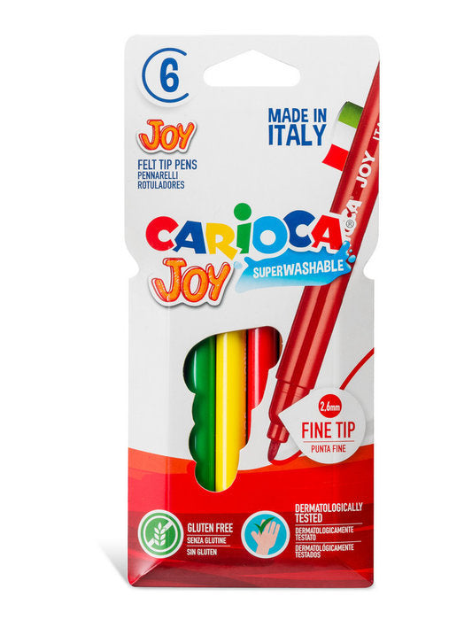 Rotuladores Carioca Joy Blister Carton 6 Uds | Universal Española S,A, | Pack 24 Unidades