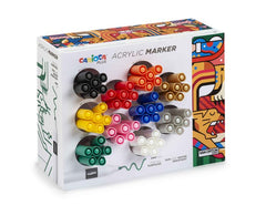 Expositor 60 Rotulador Carioca Plus Acrilicos 10 Colores | Universal Española S,A, | Pack 60 Unidades