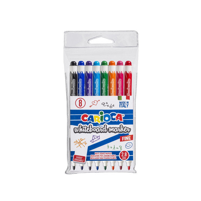 Rotulador Carioca Pizarra Punta Fina 8 Colores Surtidos | Universal Española S,A, | Pack 24 Unidades Imagen principal del producto