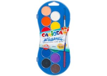 ACUARELAS CARIOCA 12 COLORES | 6 UNIDADES | (UNIVERSAL ESPAÑOLA S,A,) Imagen principal del producto