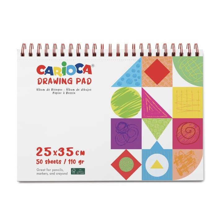 Bloc Espiral Estándar Liso 90g | Universal Española S,A, | Cartón | Formato Estándar | Pack 6 Unidades