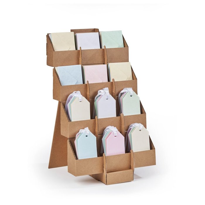 EXPOSITOR CON 180 TARJETAS+ SOBRES TONOS PASTELES | SADOCH | ENVASE 180 UDS. UNIDAD | 8004999718009 Imagen principal del producto