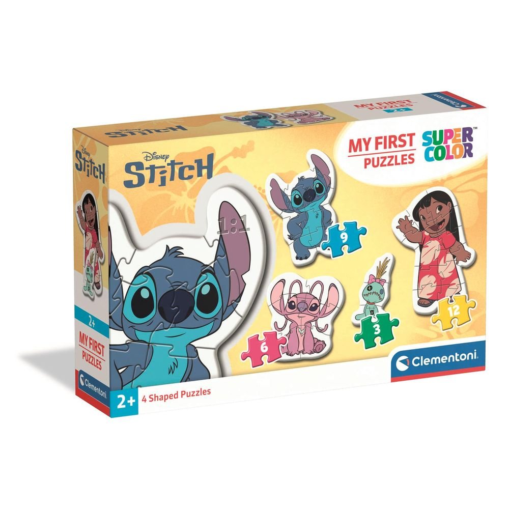 Mi Primer Puzle 3 6 9 12 Wd Stitch CLEMENTONI PUZZLES
