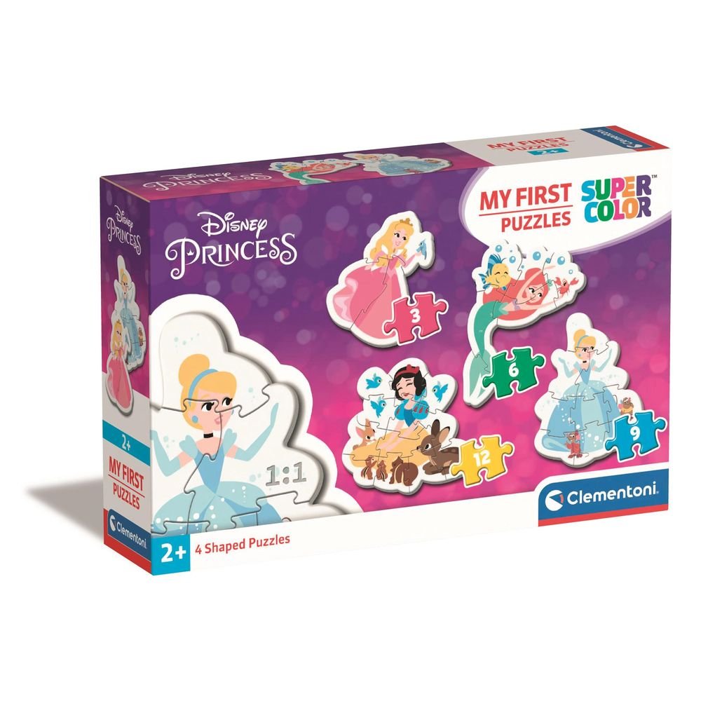 Mi Primer Puzle 3 6 9 12 Wd Princess Clementoni Puzzles