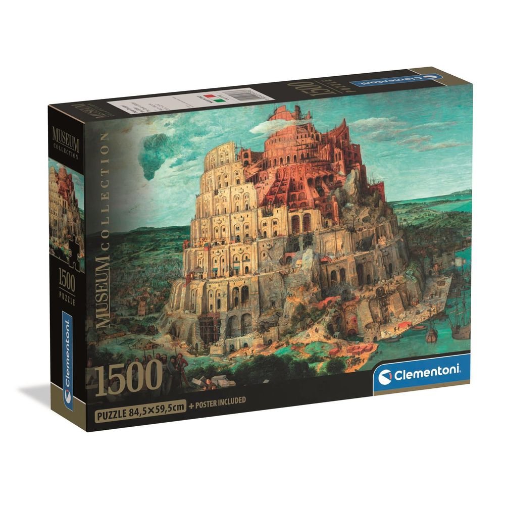 Puzle 1500 Cb Museum Babel Tower Clementoni Puzzles