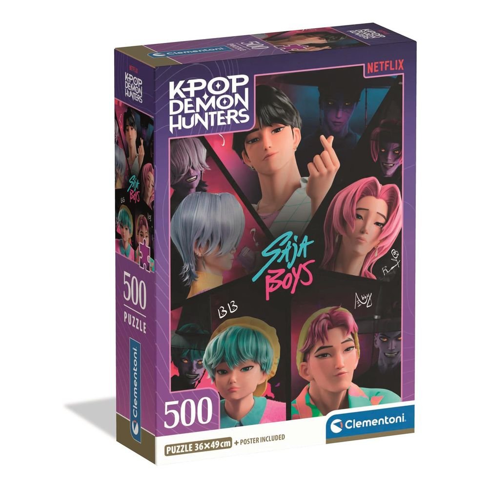Puzle 500 Cb Netflix K-pop Demon Hunters Clementoni Puzzles