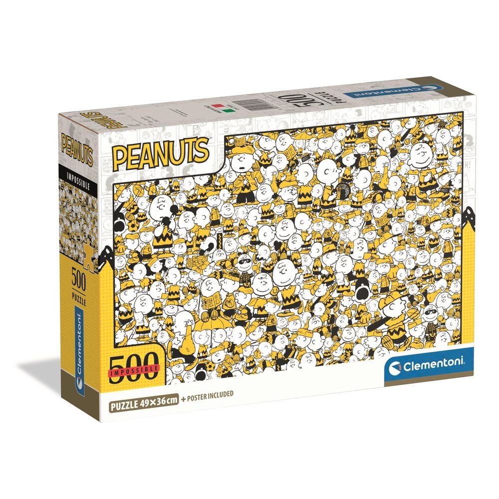 Puzle 500 Cb Peanuts Impossible Clementoni Puzzles