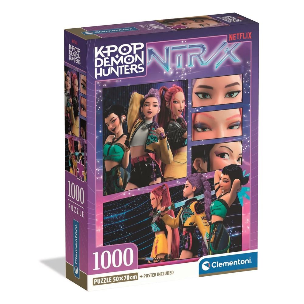 Puzle 1000 Cb Netflix K-pop Demon Hunters 2 Clementoni Puzzles