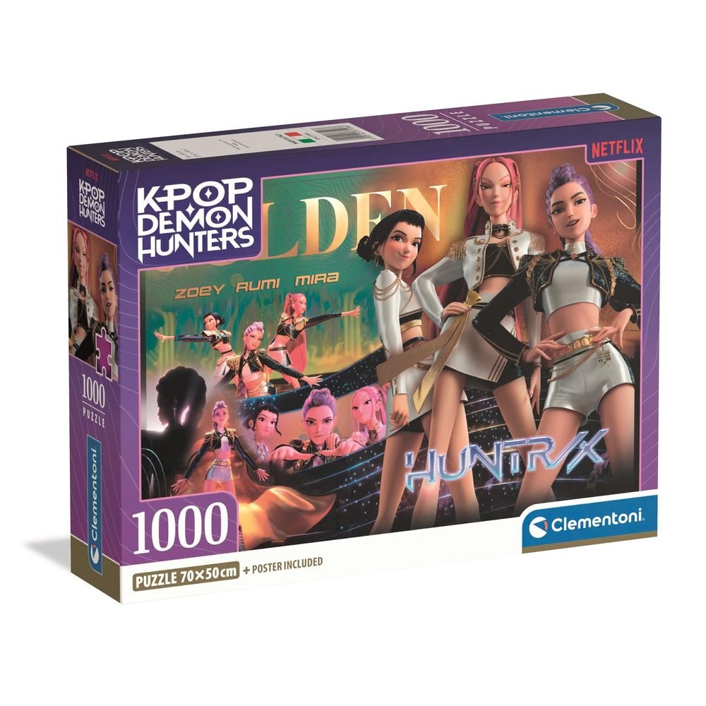 Puzle 1000 Cb Netflix K-pop Demon Hunters 3 Clementoni Puzzles