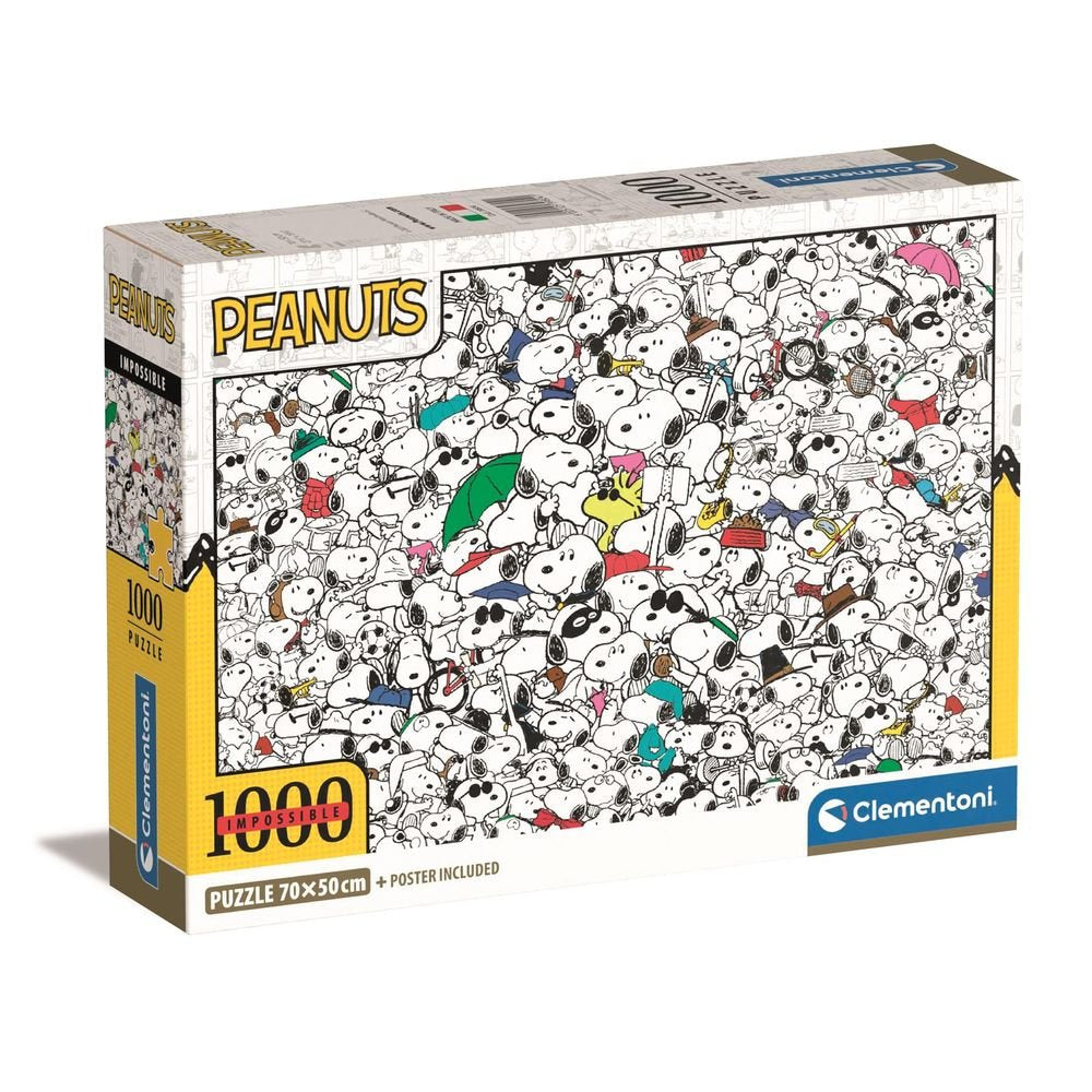 Puzle 1000 Cb Peanuts Impossible Clementoni Puzzle