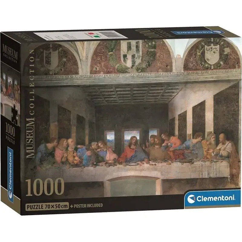 Puzzle 1000 Piezas Museum La Última Cena Clementoni Puzzle