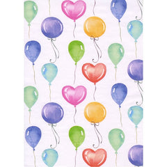 PAPEL REGALO BOBINA ANCHO 62CM GLOBOS | SADOCH | 1 UNIDAD | 8006715271812