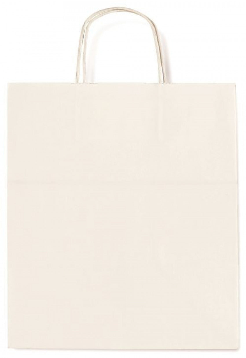 Paq/25 Bolsas Kraft Allegra Color Blanco 41x12x36cm Imagen principal del producto