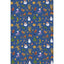 BOBINA PAPEL REGALO 62CM DIBUJITOS DE NAVIDAD FONDO AZUL | SADOCH | 1 UNIDAD | 8006715332414