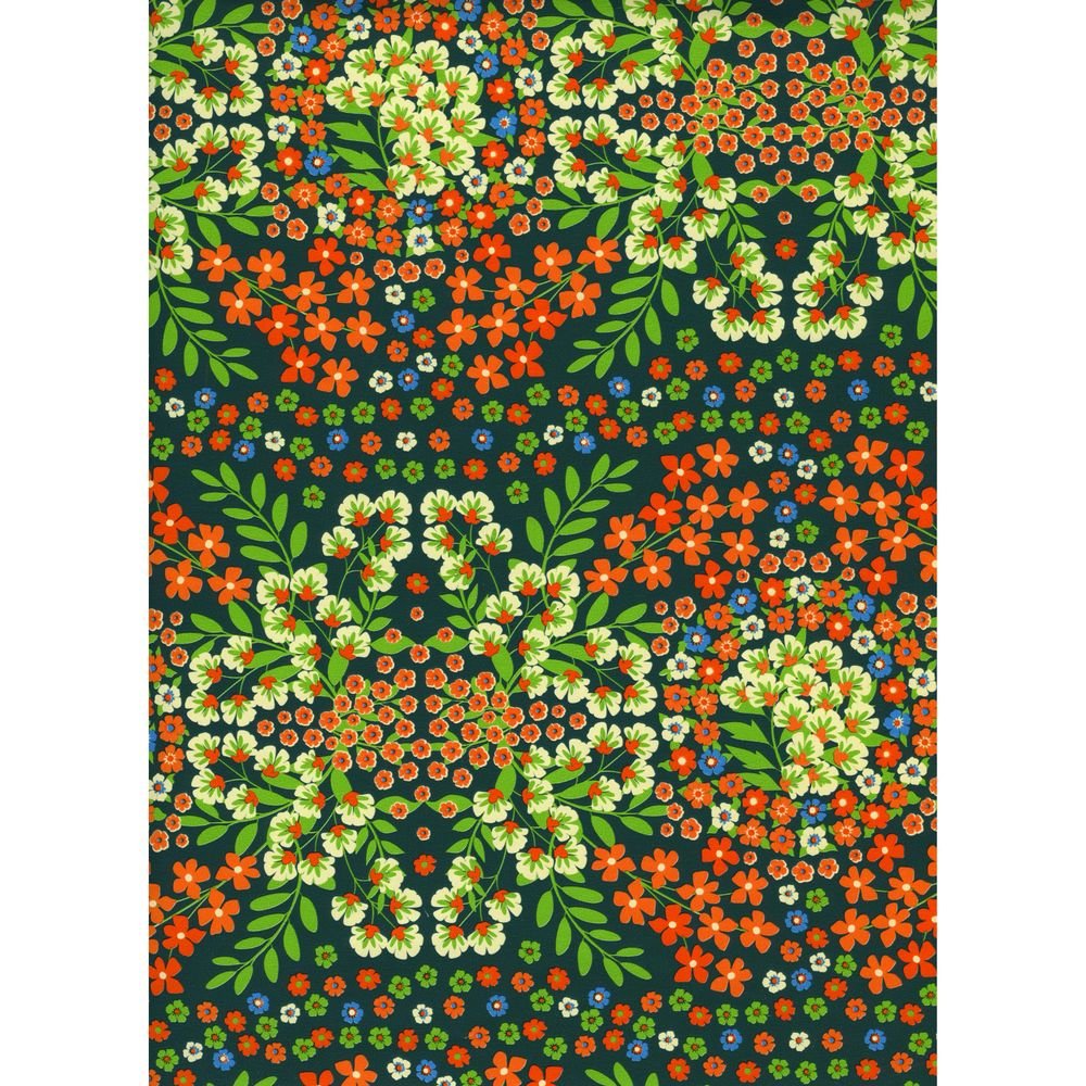 Bobina papel regalo 31 cm guirnalda flores Sadoch