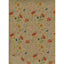 Bobina papel regalo 31 cm Kraft Amapolas Sadoch