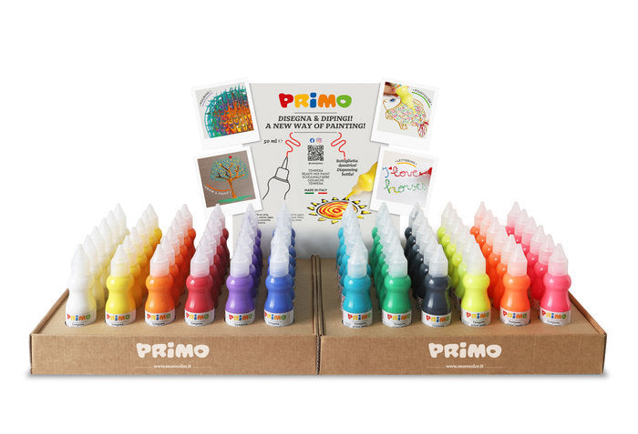 Expositor 144 Tempera Gouache 50 ml Colores Surtidos Imagen principal del producto
